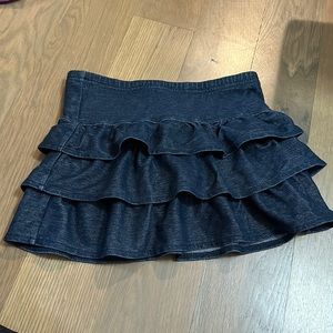 Jumping Bean Skirt with shorts inside denim- Size 5 excellent condition!